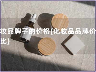 化妆品牌子的价格(化妆品品牌价格对比)