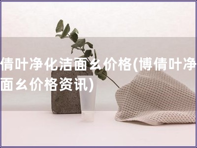 博倩叶净化洁面ㄠ价格(博倩叶净化洁面ㄠ价格资讯)