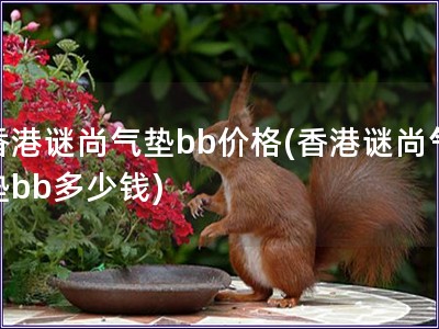 香港谜尚气垫bb价格(香港谜尚气垫bb多少钱)